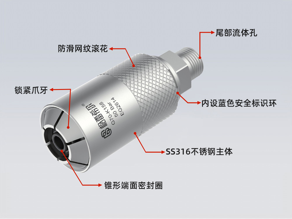 格雷希爾G70-K系列制冷行業擴口管密封測試接頭